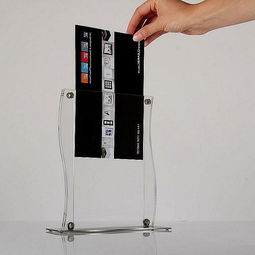 定制直销亚克力展示架与有机玻璃抽取式T型相架 提升办公展示的专业之选